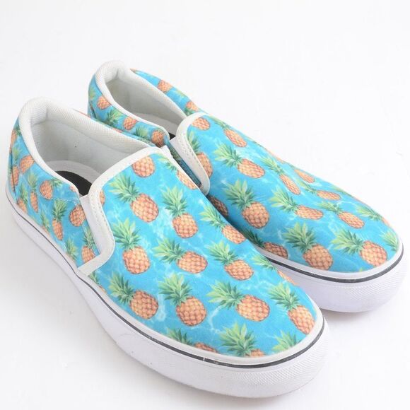 RAAD Shop Pineapple Express Custom Printed Slip-on Shoes HANDMADE - Picture 1 of 6